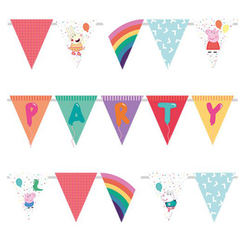 Girlande Peppa Pig Bunting 4m