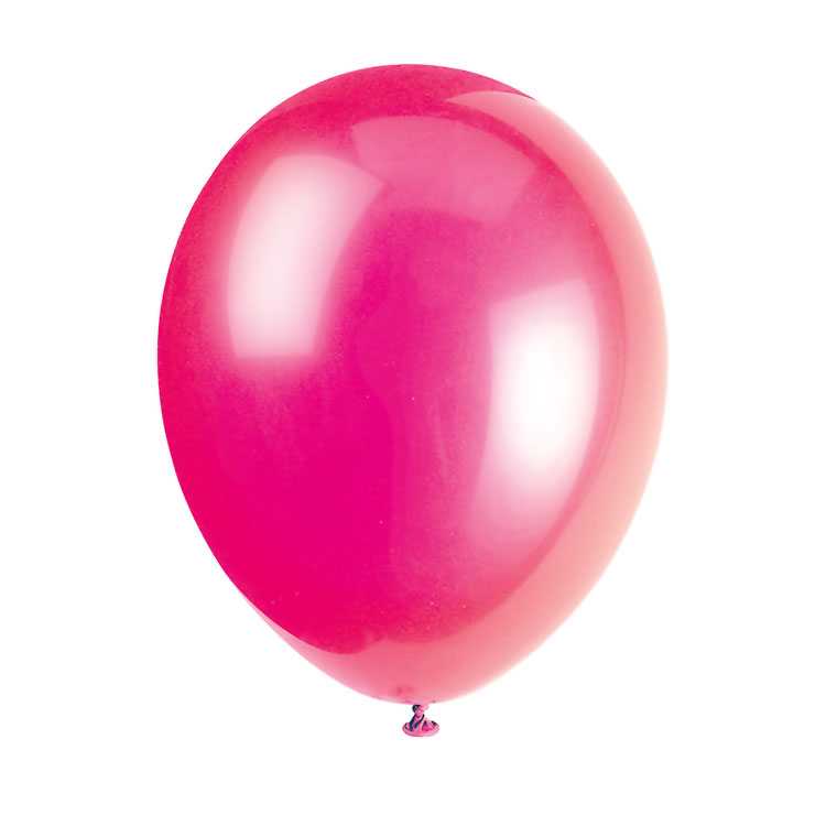 Luftballons fuchsia, 10 Stk.