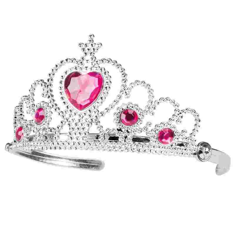 Silberne Herz Tiara