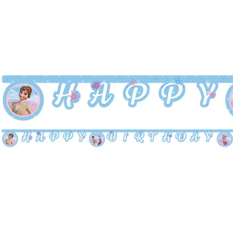 Guirlande Happy Birthday Frozen