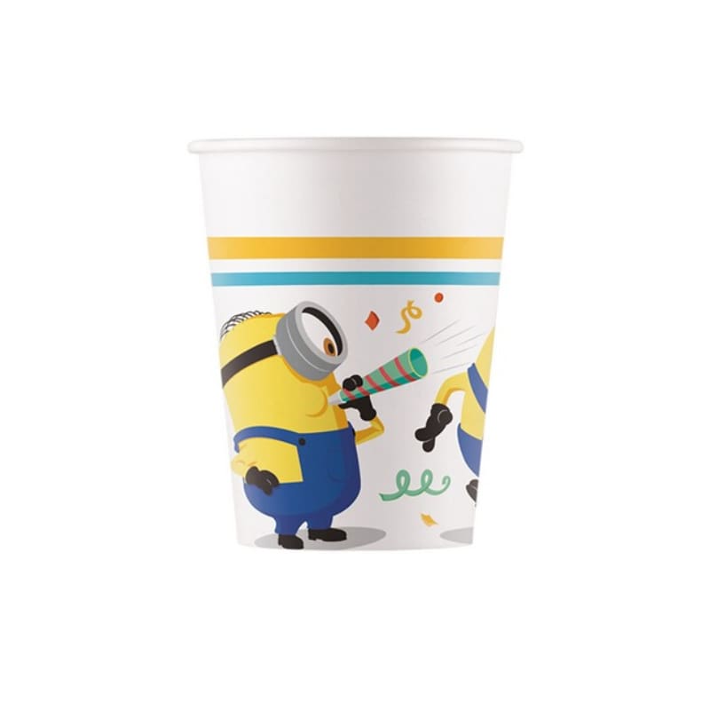 Gobelets de fête Minions, 8 pcs.