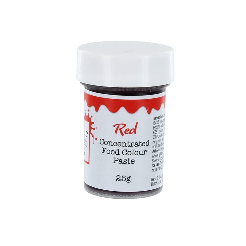 Pâte alimentaire Colour Splash Rouge, 25g