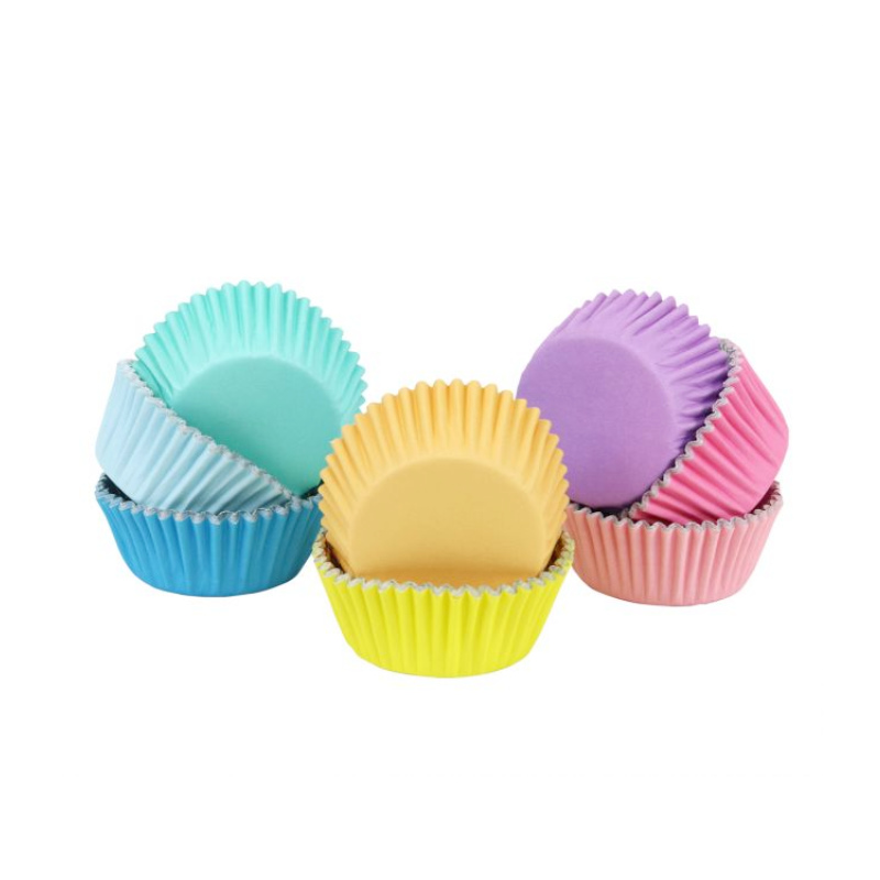 Caissettes à Cupcakes Couleur Pastel 100 pcs. 