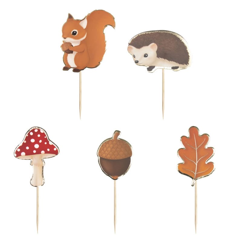 Party Picker Animaux de la forêt, 5 pièces