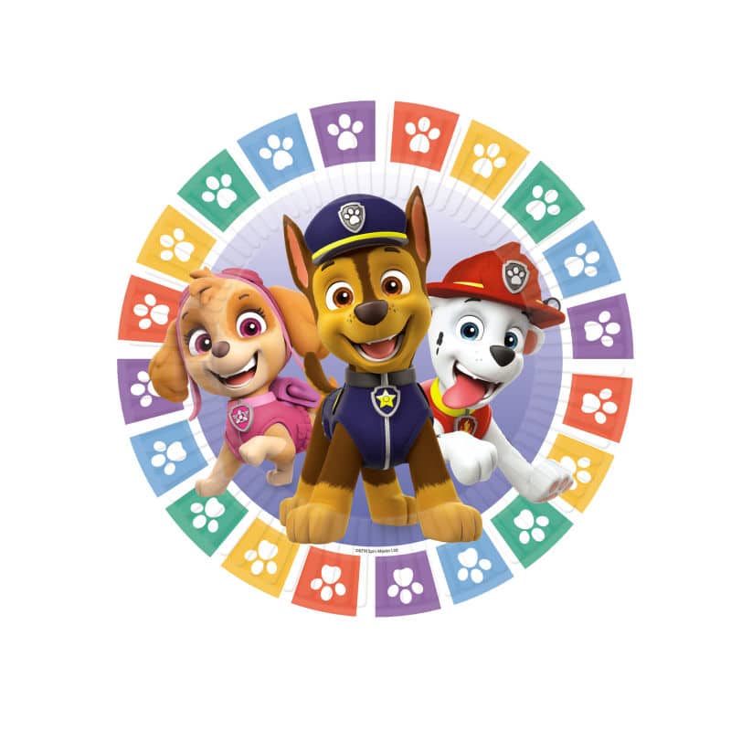 Partyteller Klein Paw Patrol, 8 Stk.