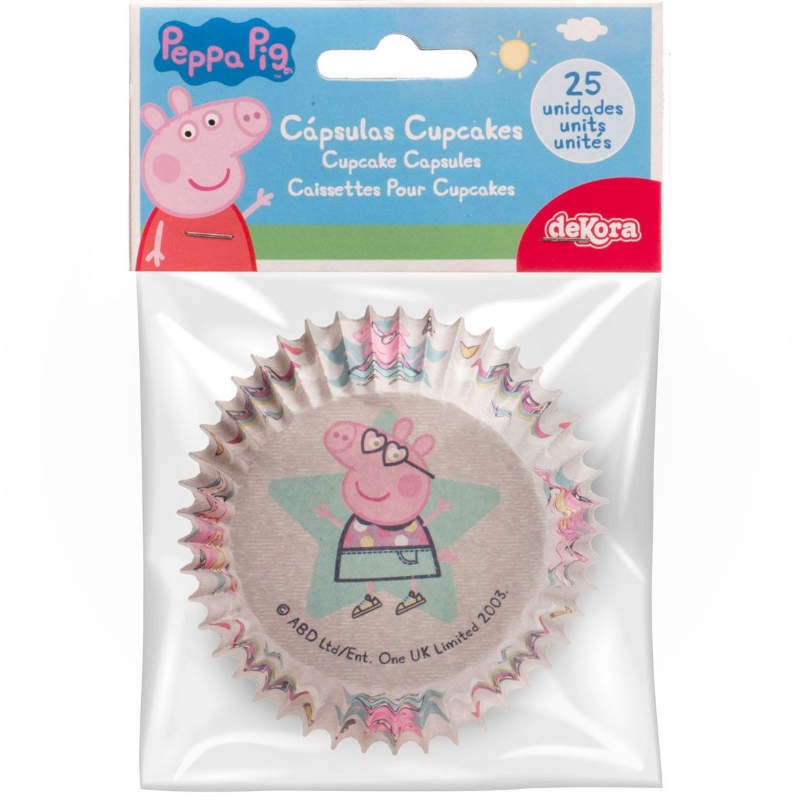 Muffinförmchen Peppa Pig, 25 Stk