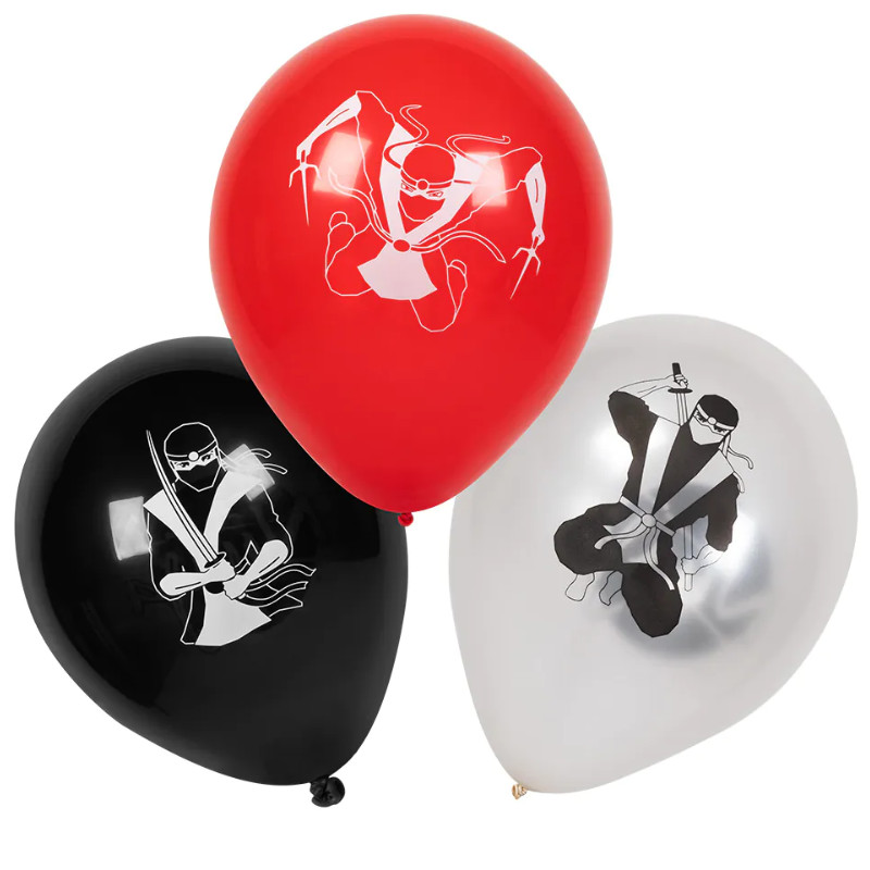 Ballons Ninja, 6 pcs.