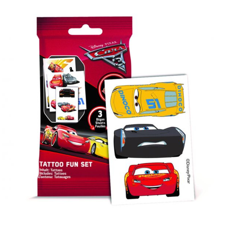 Craze Tattoo Fun Set Cars