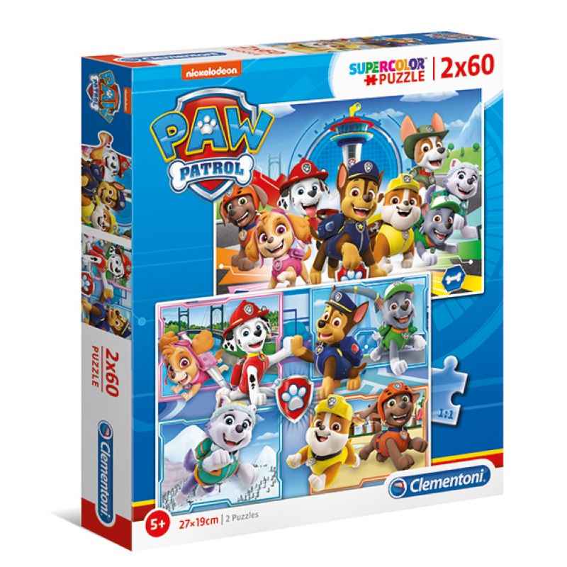 Puzzle Paw Patrol, 2x60tlg.