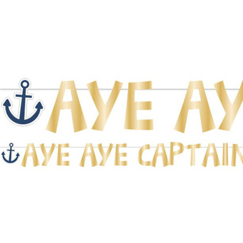 "Girlande ""Aye Aye Captain"""