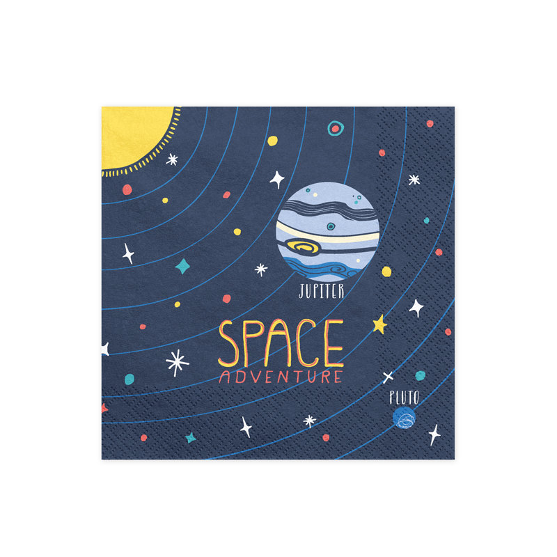 Serviettes Space Explorer, 20 pcs.