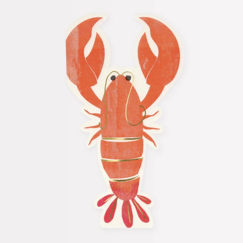 Serviettes Meri Meri Homard, 16 pcs.