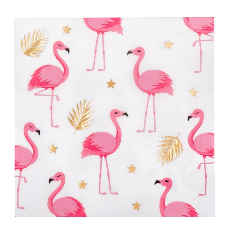 Serviettes de table Flamingo, 20 pcs.