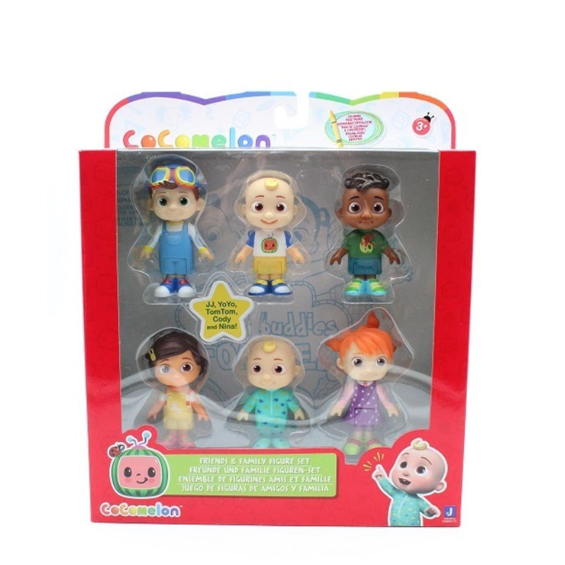 Set de figurines de jeu Cocomelon, 6 pcs.