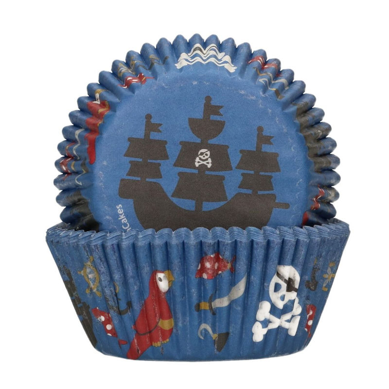 Moules pour muffins Bateau pirate, 48 pcs.