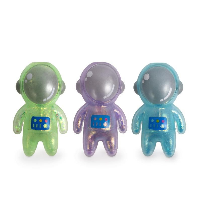 Figurine à écraser Astronaute, 1 pc assort.