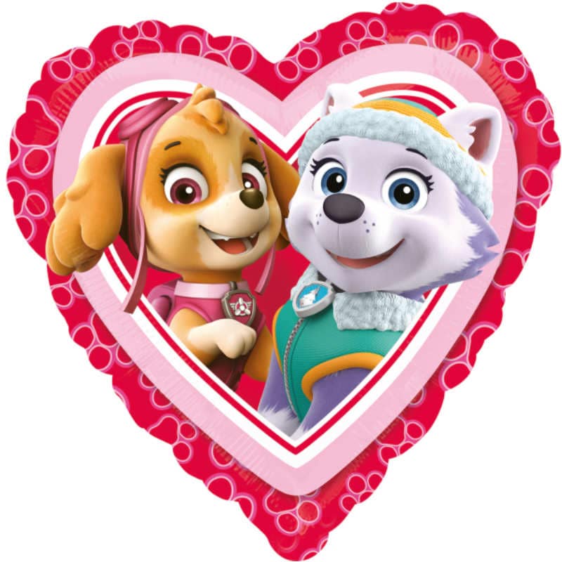 Folienballon Paw Patrol Herz