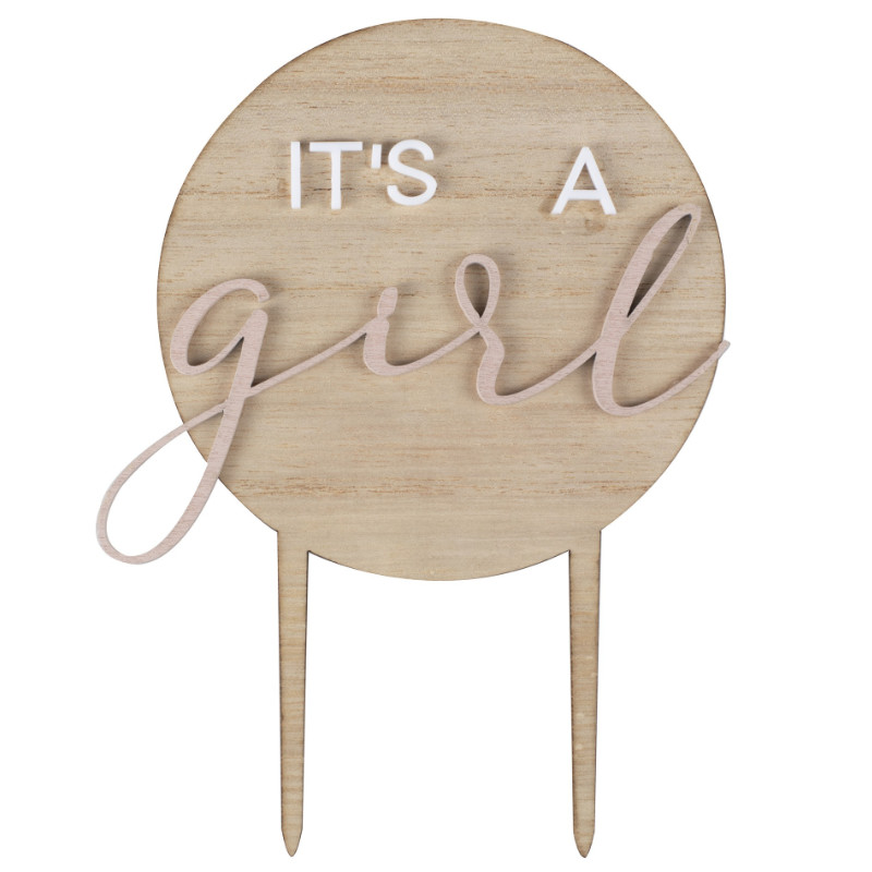 Cake Topper "it's a Girl"