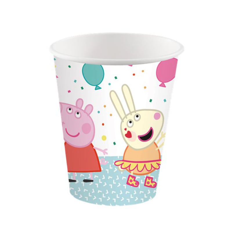 Becher Peppa Pig, 8 Stk.