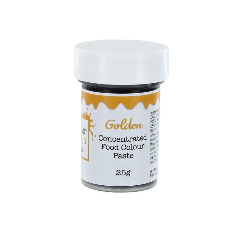 Pâte alimentaire Colour Splash Gold, 25g