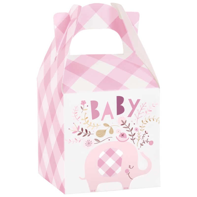 Geschenkbox Babyfant rosa, 8 Stk.