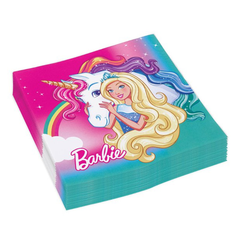 Servietten Barbie, 16 Stk.