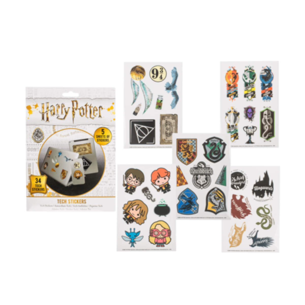 Set d'autocollants Harry Potter