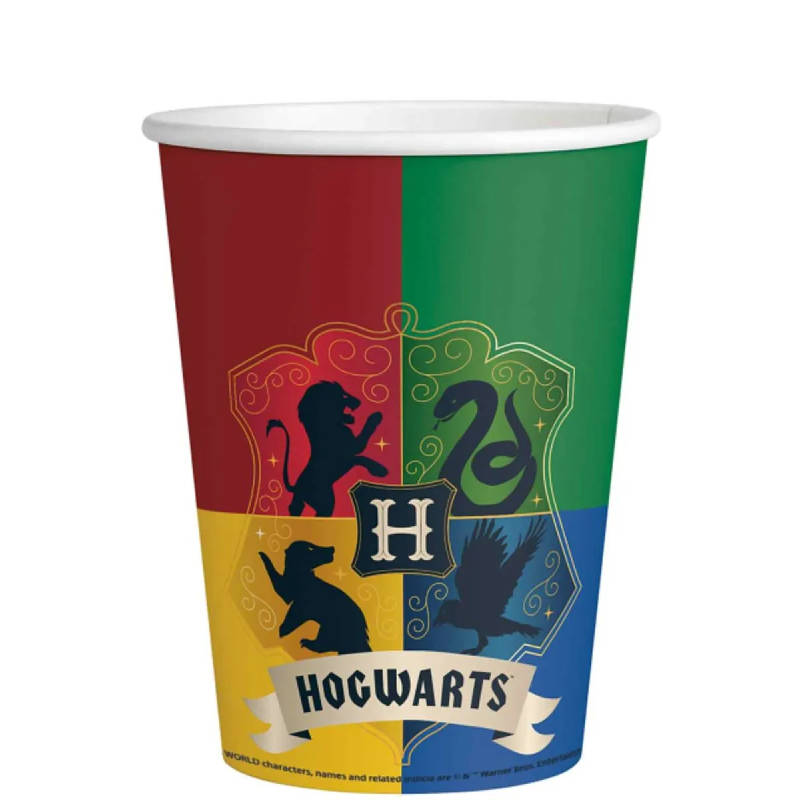 Gobelets de fête Harry Potter, 8 pcs.