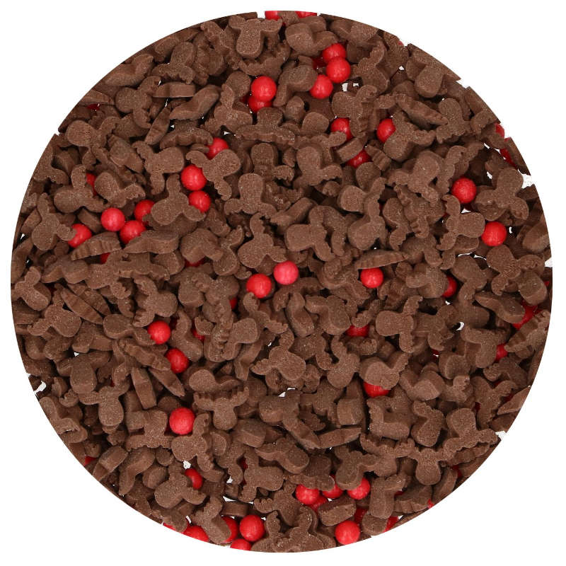 Funcakes Zuckerstreusel Rentier, 55g