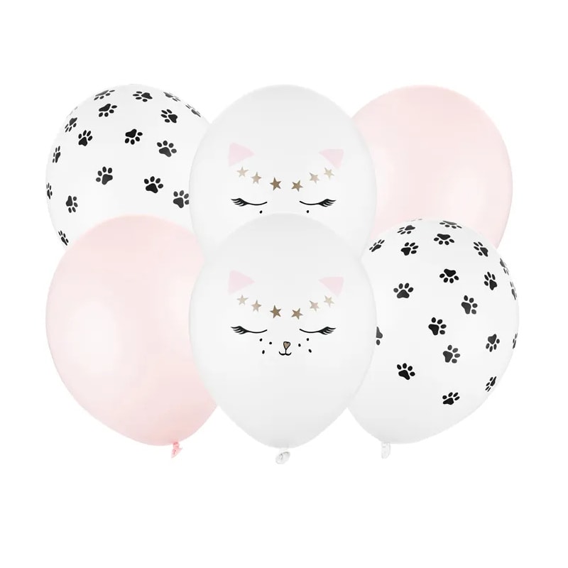 Ballons Chat Mix, 6 pcs.