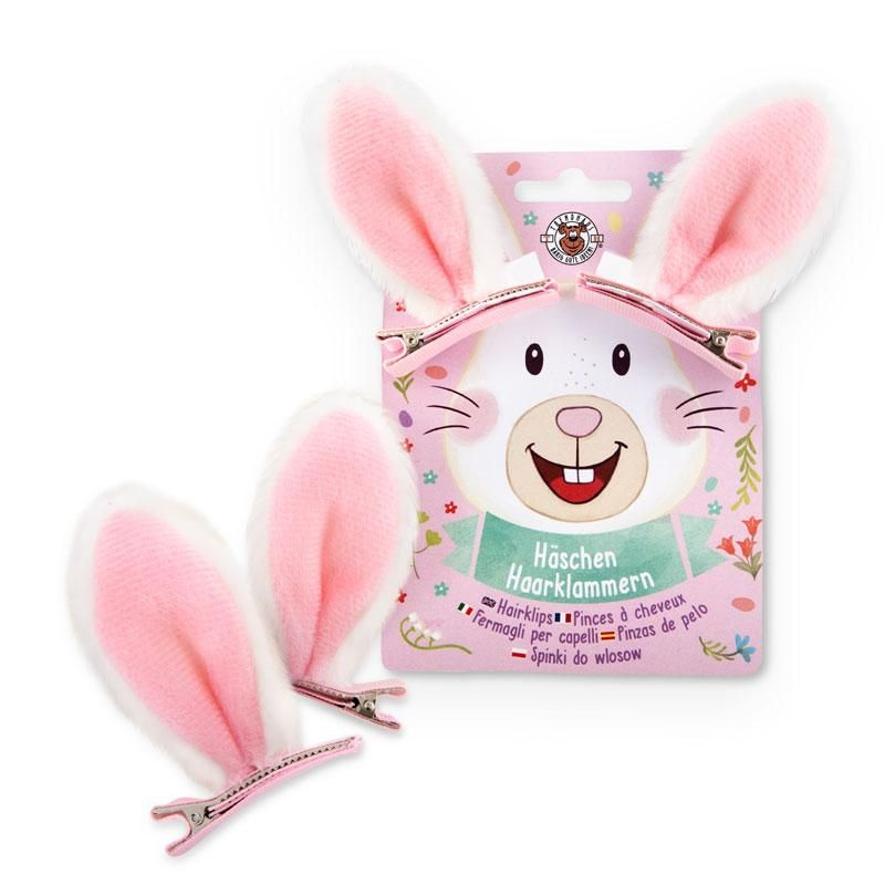 Pinces à  cheveux lapin, 2 pcs.