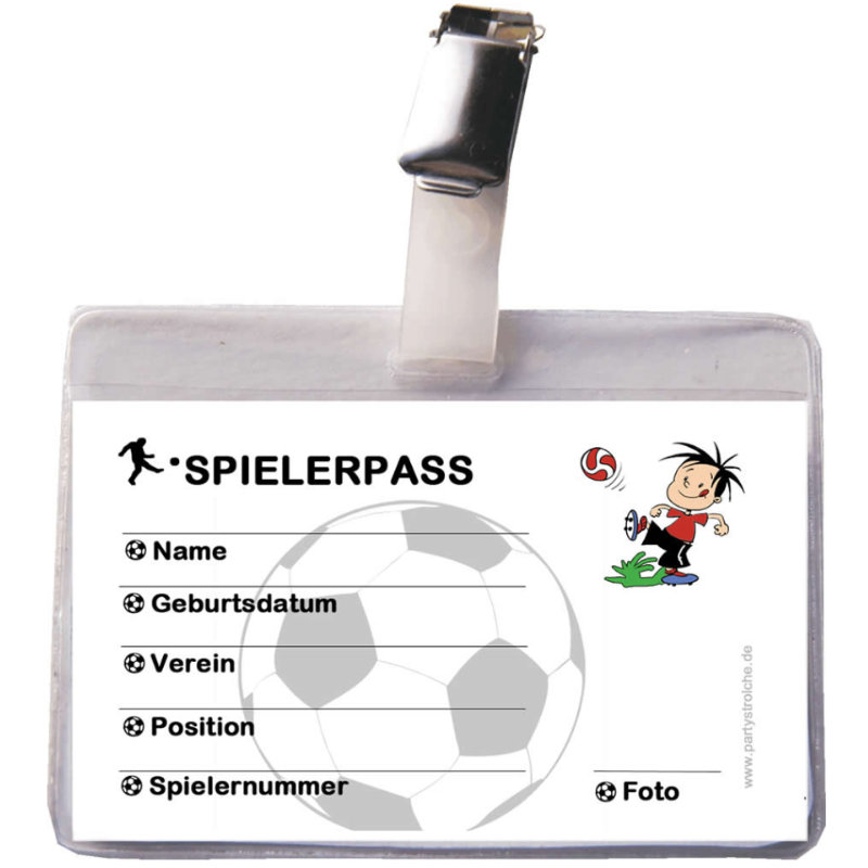 Ausweis Fussballspieler, 1 Stk.