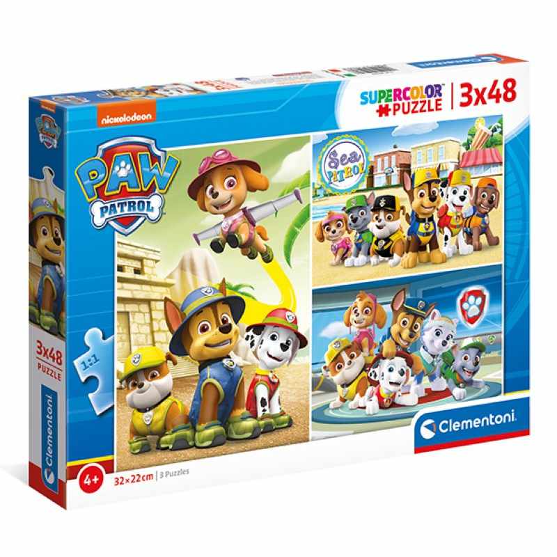 Puzzle Paw Patrol, 3x48tlg.