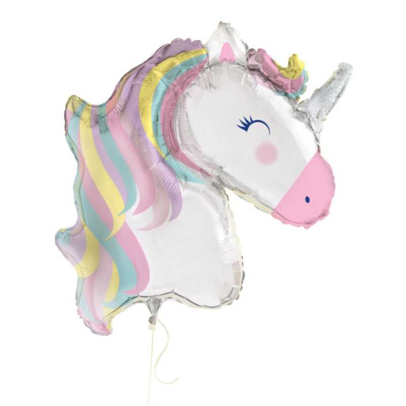 Folienballon Figur Einhorn, 1 Stk.