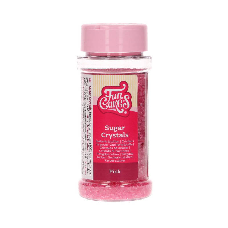 Funcakes Zuckerstreusel Pink, 80 g