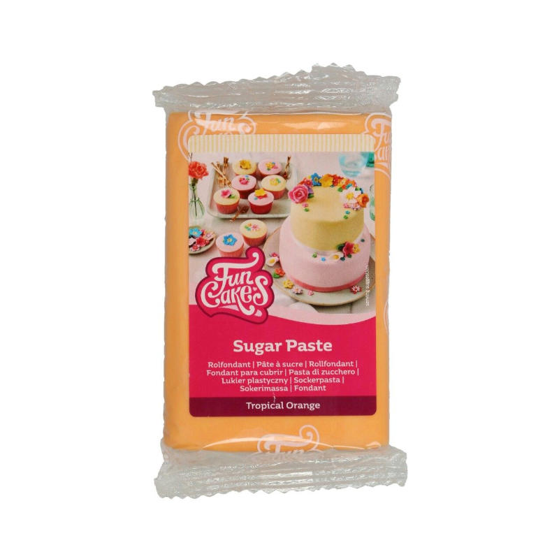 Funcakes Fondant Tropical Orange, 250 g