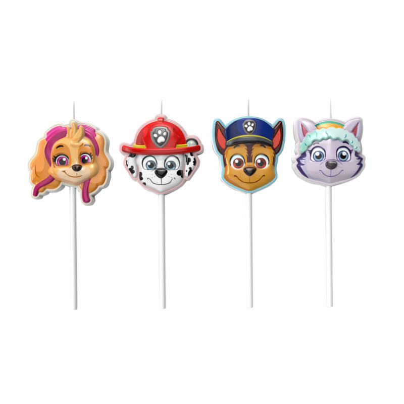 Geburtstagskerzen Paw Patrol, 4 Stk.