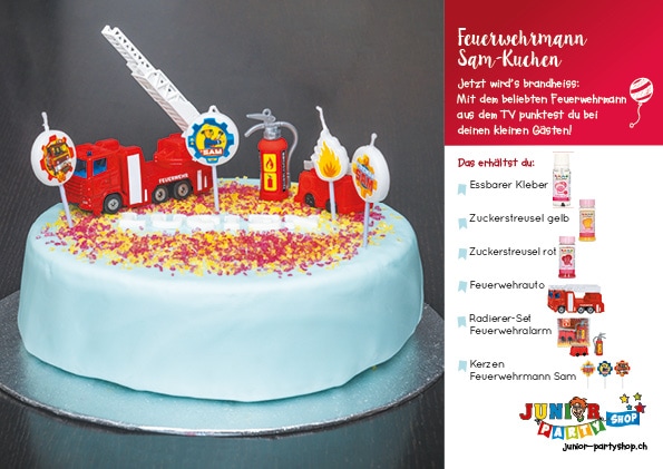 Anleitung Kuchen Feuerwehrmann Sam