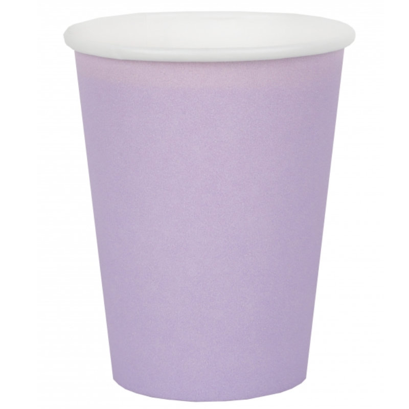 Becher violett, 10 Stk.