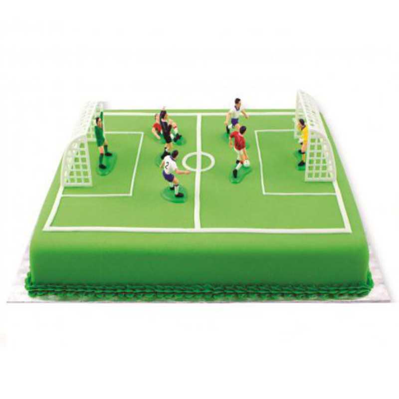 Tortendeko-Figur Fussball, 9 Stk.