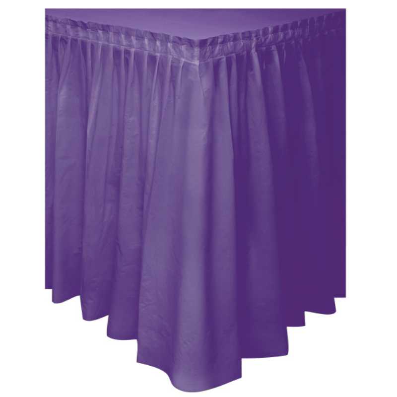 Tisch Skirting violett