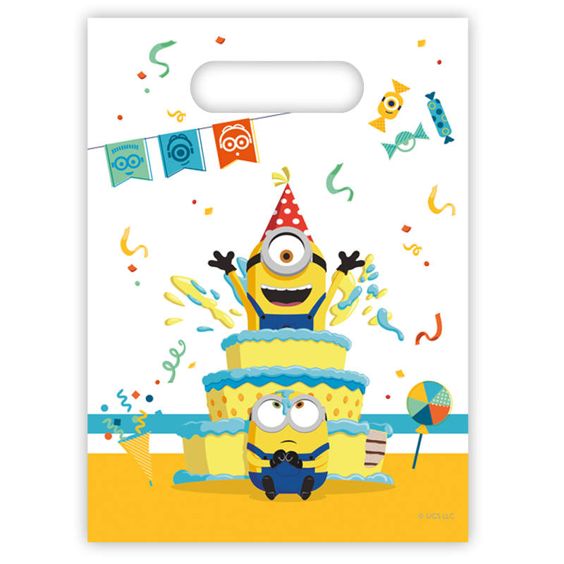 Partytüten Minions, 8 pcs.