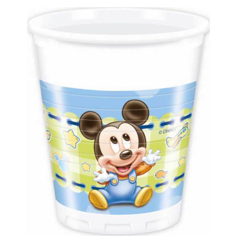 Becher Baby Micky, 8 Stk.