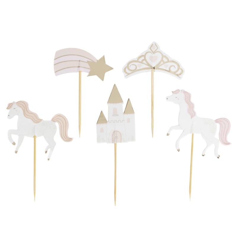 Cupcake Topper Prinzessin, 12 Stk.