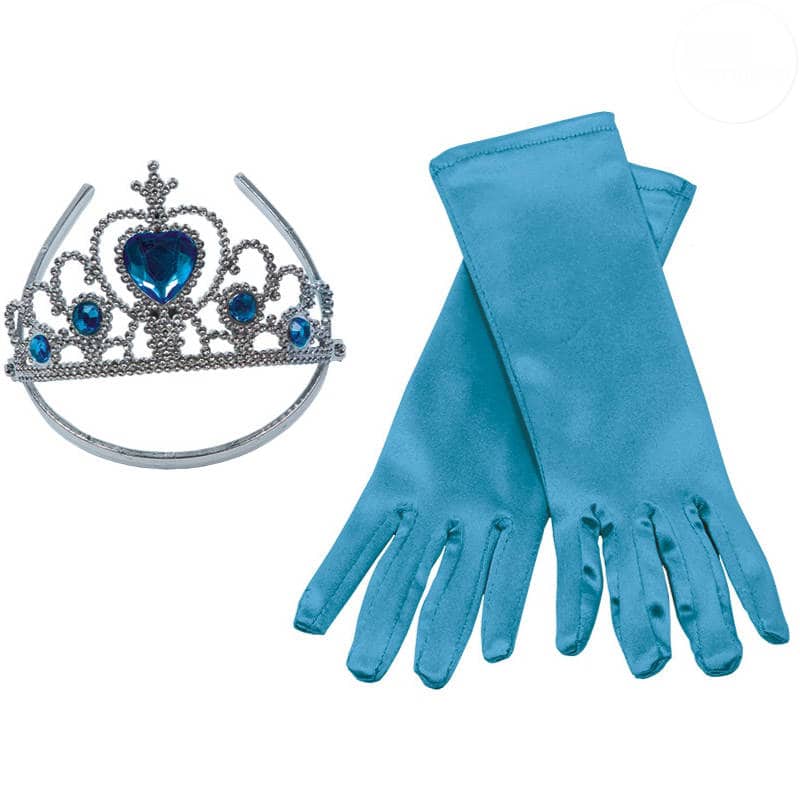 Prinzessin-Set blau, 2 tlg.