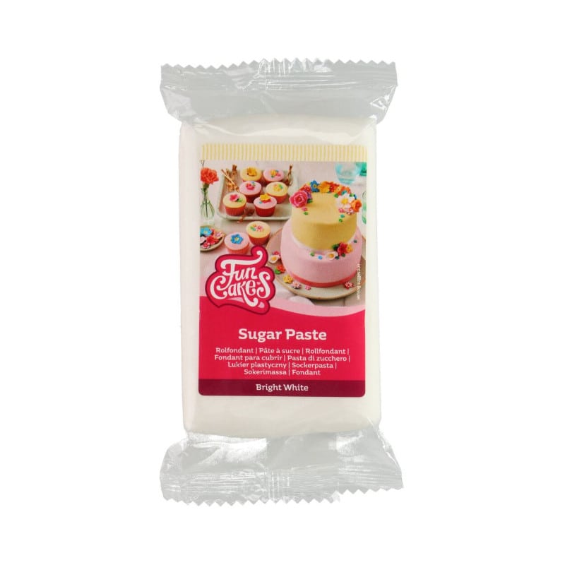 Funcakes Pàte à  sucre blanc, 250 g