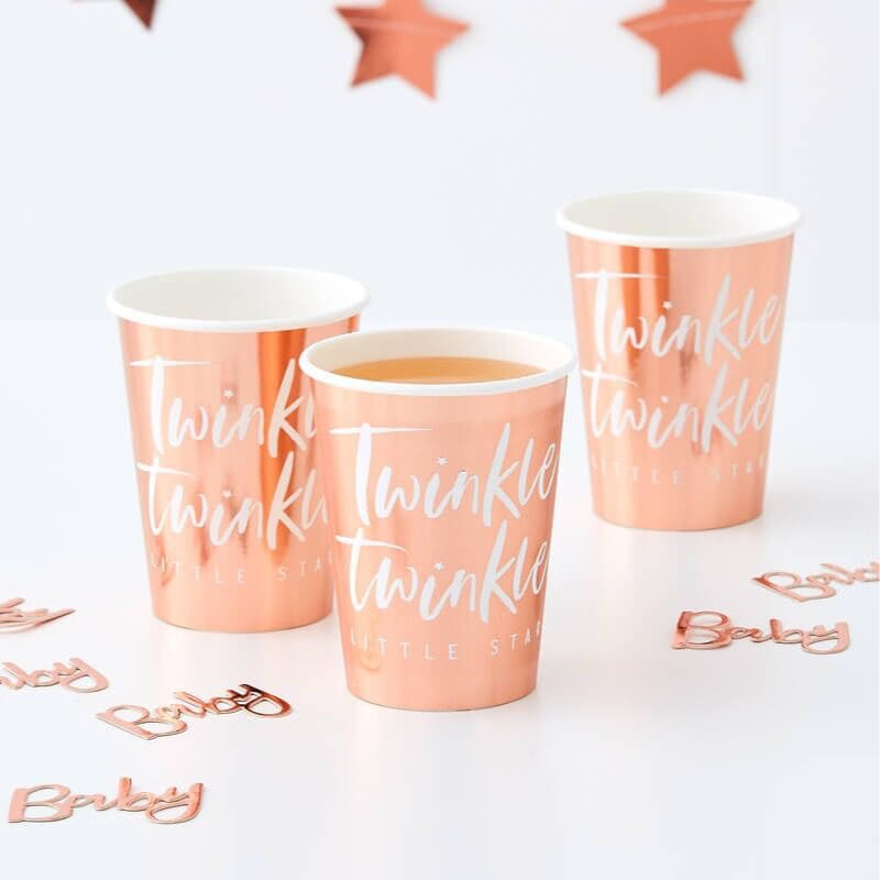 Becher Twinkle Star Rose Gold