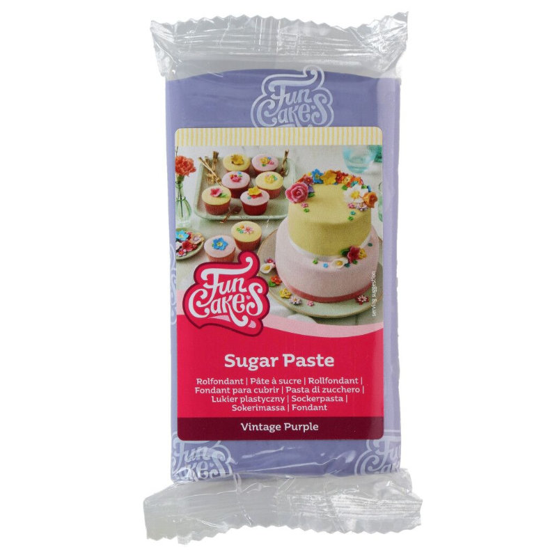 Funcakes Fondant Vintage Purple, 250g