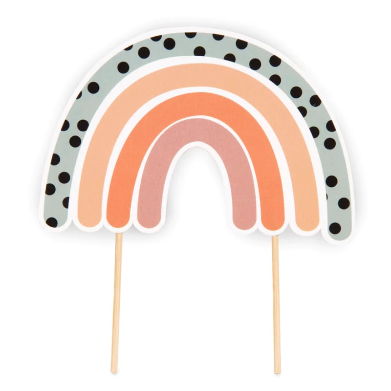 Cake Topper Boho Regenbogen