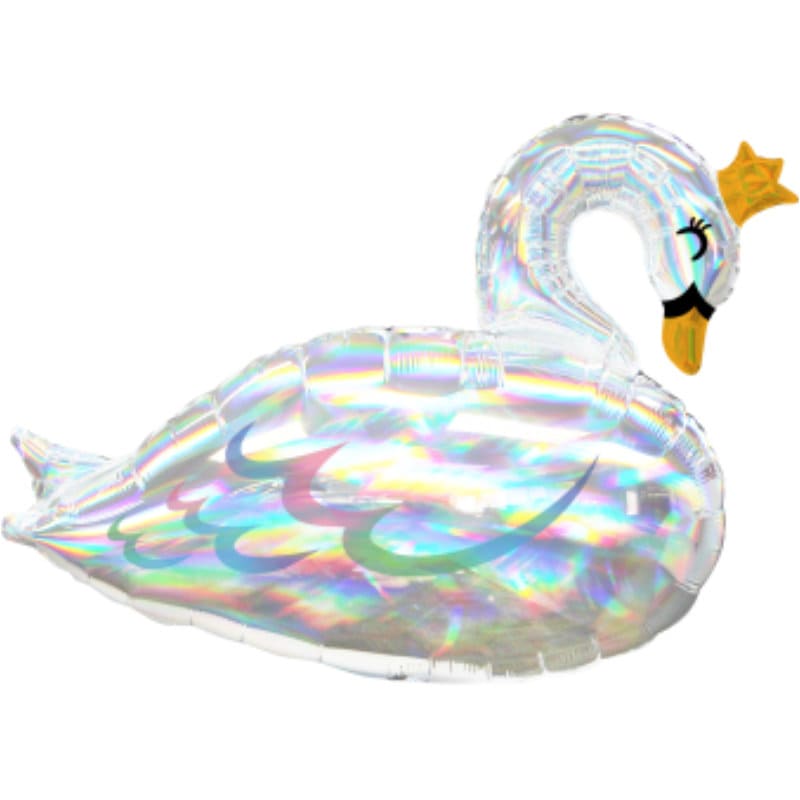 Ballon d'aluminium Cygne